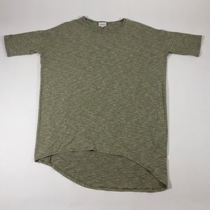 Lularoe Women's XS Green and Black Striped Shirt